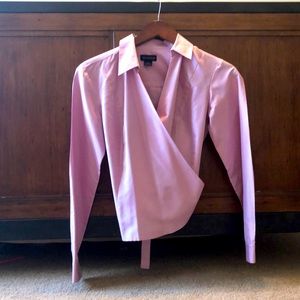 Ann Taylor wrap around shirt